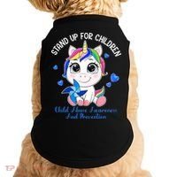 In April Blue Gnome Child Abuse Prevention Awareness Doggie Tank thumb 0