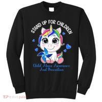 In April Blue Gnome Child Abuse Prevention Awareness Sweatshirt thumb 0