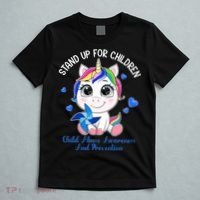 In April Blue Gnome Child Abuse Prevention Awareness T-Shirt thumb 5
