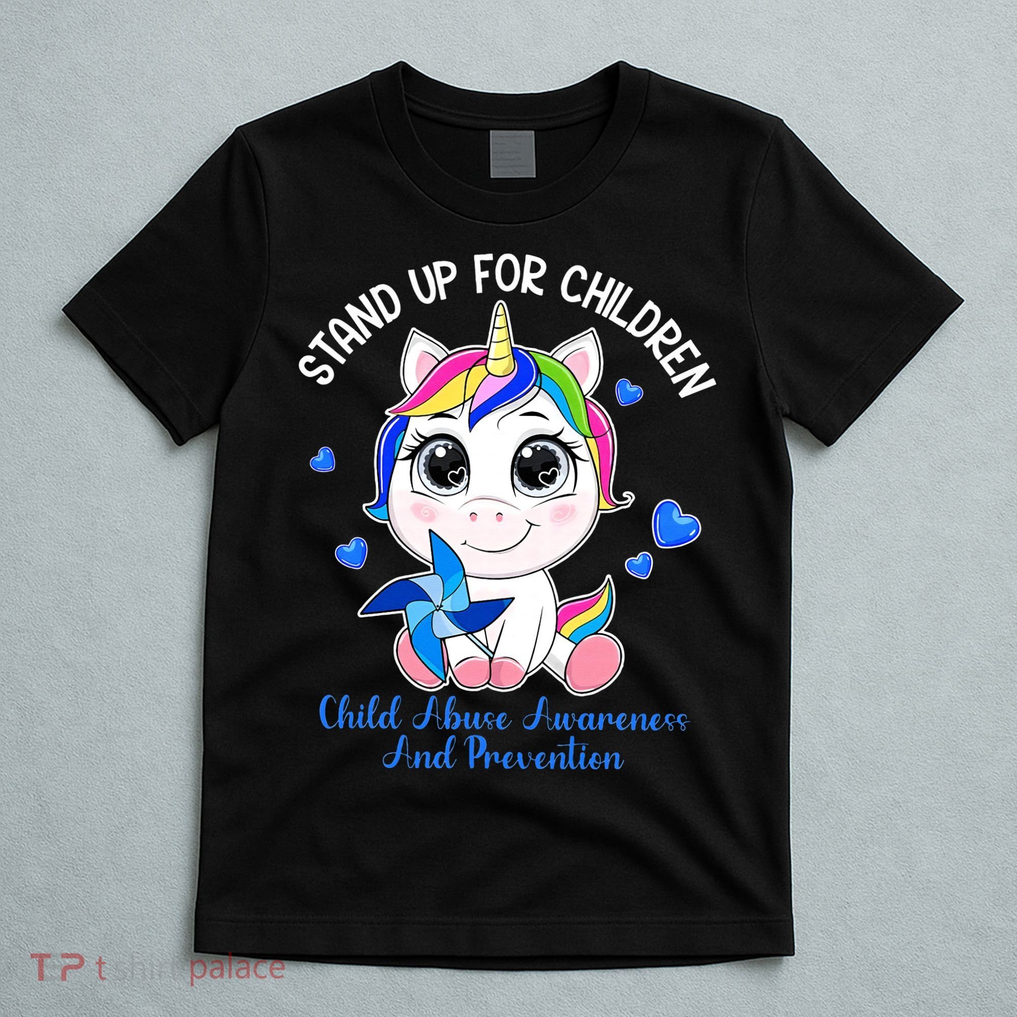 In April Blue Gnome Child Abuse Prevention Awareness T-Shirt