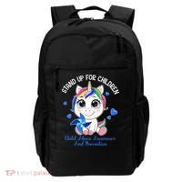 In April Blue Gnome Child Abuse Prevention Awareness Backpack thumb 0