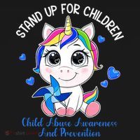 In April Blue Gnome Child Abuse Prevention Awareness Women's Hoodie thumb 2
