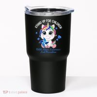 In April Blue Gnome Child Abuse Prevention Awareness Tumbler thumb 0