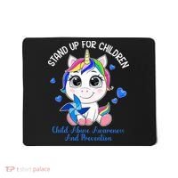 In April Blue Gnome Child Abuse Prevention Awareness Mousepad thumb 0