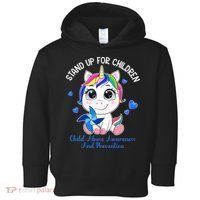 In April Blue Gnome Child Abuse Prevention Awareness Toddler Hoodie thumb 0