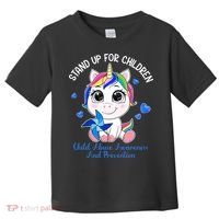 In April Blue Gnome Child Abuse Prevention Awareness Toddler T-Shirt thumb 0