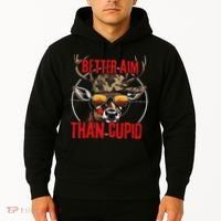 I Aim Better Than Cupid Hunting Valentine’s Day Hoodie thumb 2