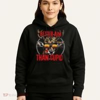 I Aim Better Than Cupid Hunting Valentine’s Day Hoodie thumb 5