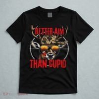 I Aim Better Than Cupid Hunting Valentine’s Day T-Shirt thumb 5