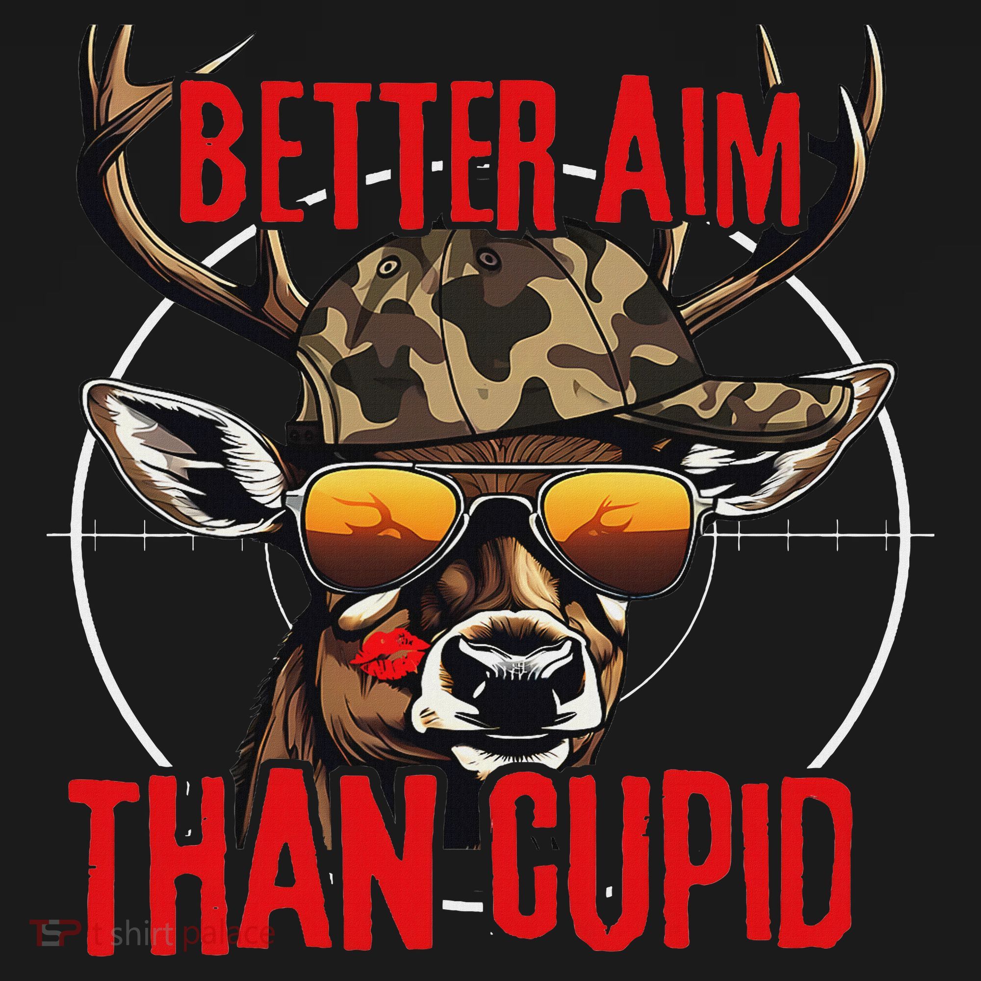 I Aim Better Than Cupid Hunting Valentine’s Day Sustainable Bucket Hat