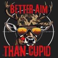 I Aim Better Than Cupid Hunting Valentine’s Day Beanie thumb 2