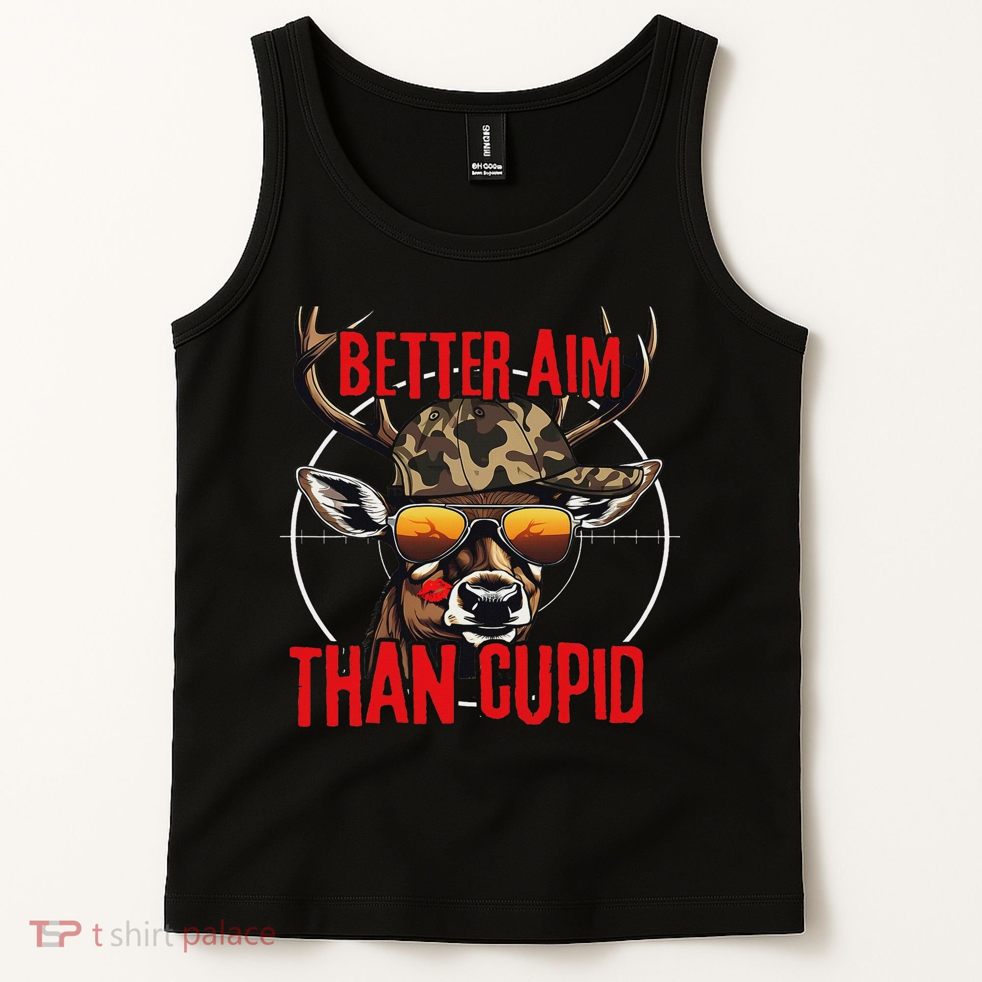 I Aim Better Than Cupid Hunting Valentine’s Day Tank Top