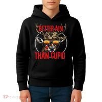 I Aim Better Than Cupid Hunting Valentine’s Day Kids Hoodie thumb 4