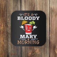 It's A Blood Mary Morning Bartender Cocktail Barista drinking lover Coaster thumb 0