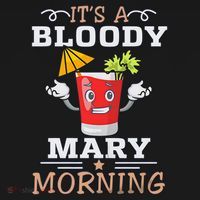 It's A Blood Mary Morning Bartender Cocktail Barista drinking lover Women's Hoodie thumb 2
