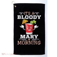 It's A Blood Mary Morning Bartender Cocktail Barista drinking lover Golf Towel thumb 0