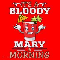 It's A Blood Mary Morning Bartender Cocktail Barista drinking lover Santa Hat thumb 1