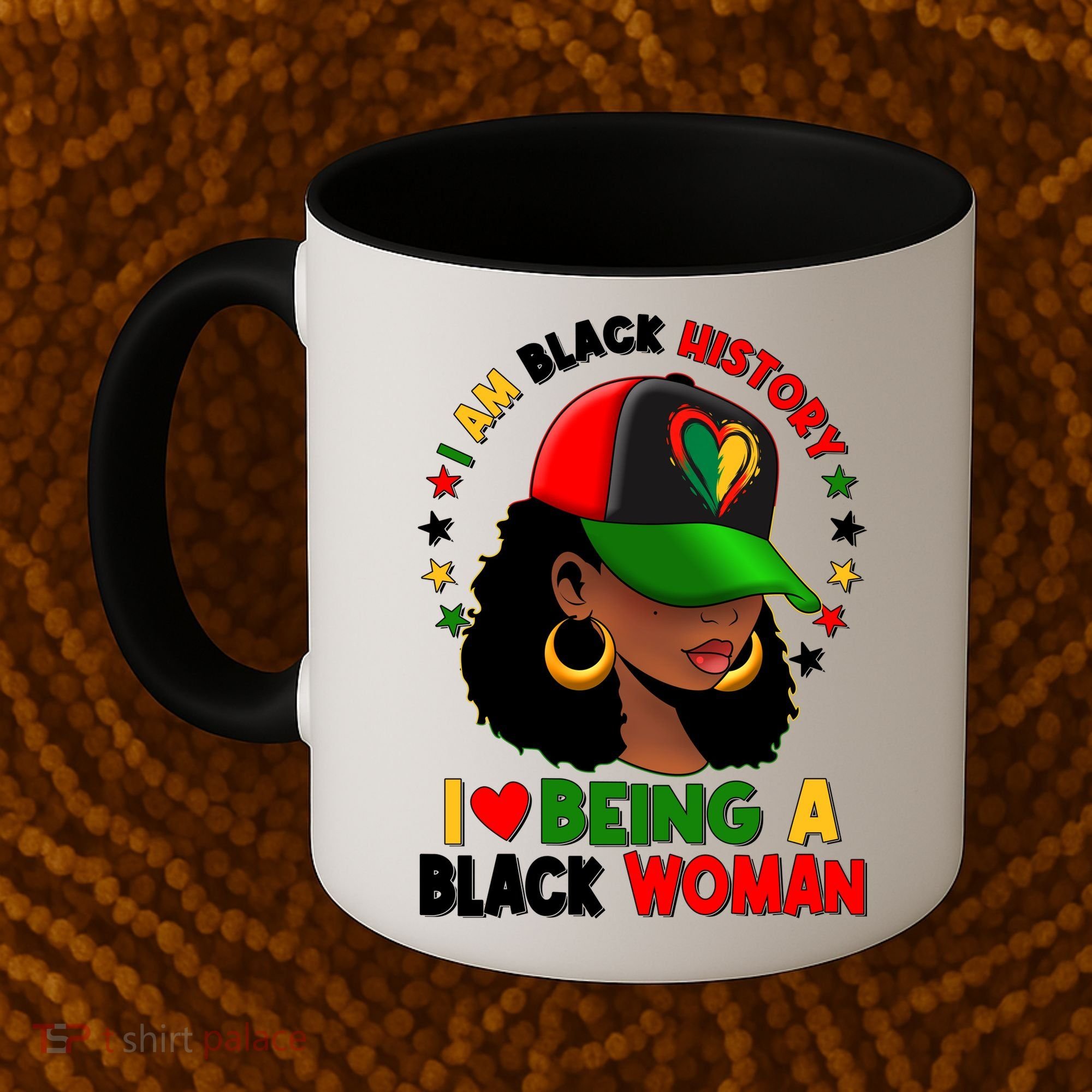 I Am Black History I Love Being A Black Woman  Coffee Mug
