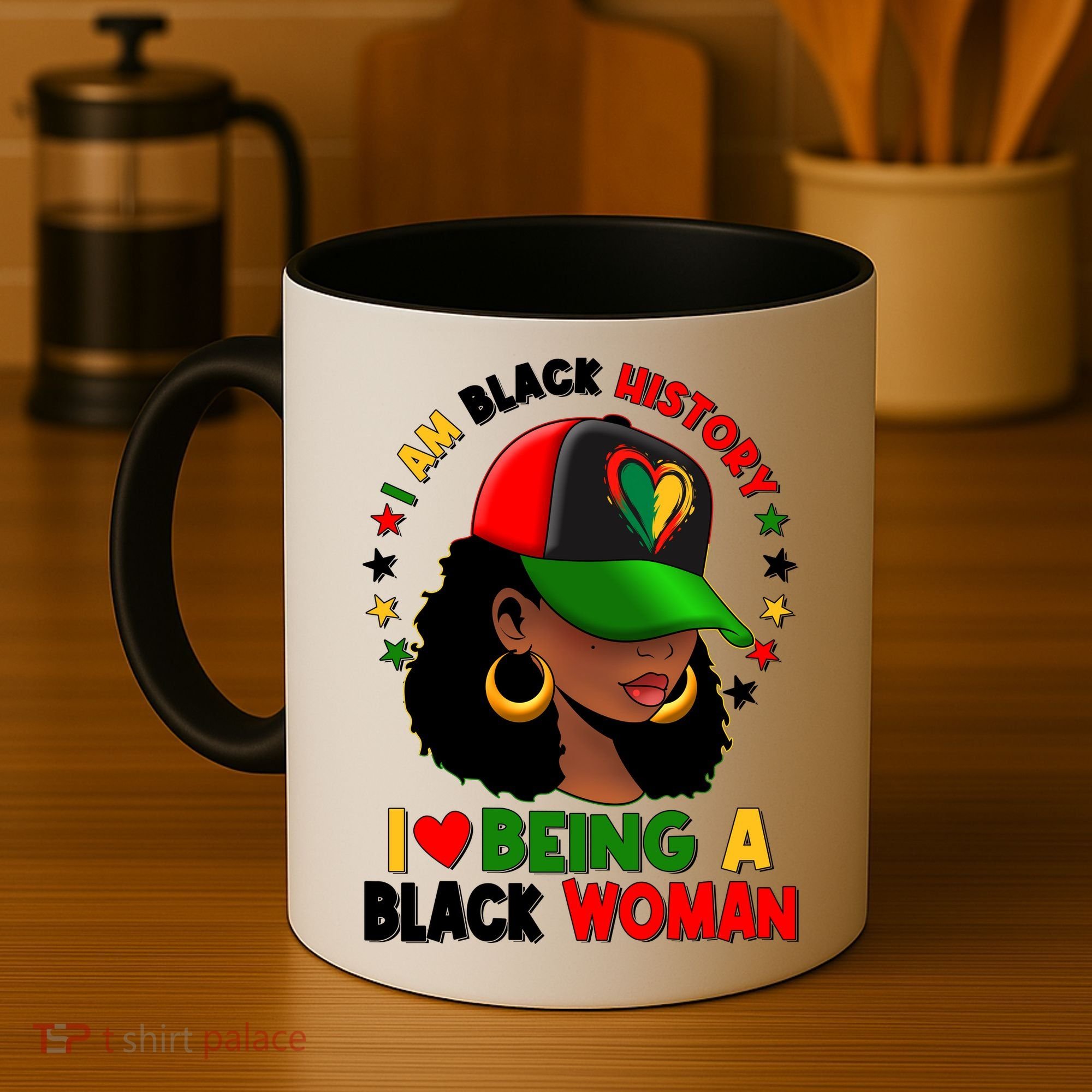 I Am Black History I Love Being A Black Woman  Coffee Mug