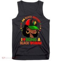 I Am Black History I Love Being A Black Woman  Tank Top thumb 0