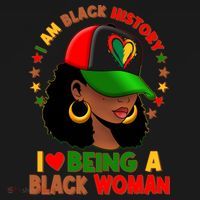 I Am Black History I Love Being A Black Woman  Tank Top thumb 6