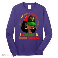 I Am Black History I Love Being A Black Woman  Long Sleeve Shirt thumb 0