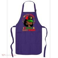 I Am Black History I Love Being A Black Woman  Apron thumb 0