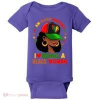 I Am Black History I Love Being A Black Woman  Baby Bodysuit thumb 0