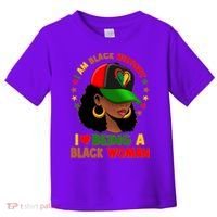 I Am Black History I Love Being A Black Woman  Toddler T-Shirt thumb 0