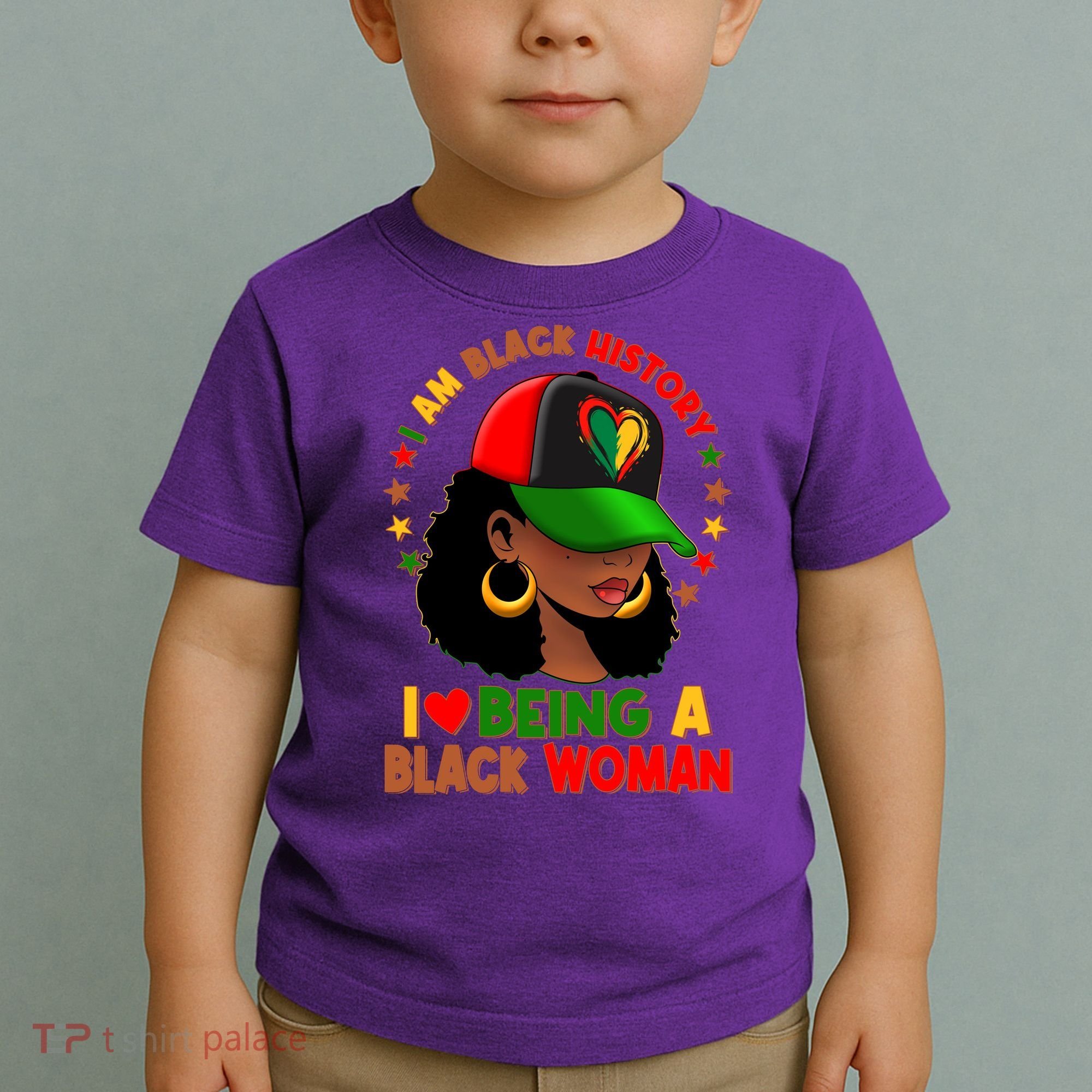 I Am Black History I Love Being A Black Woman  Toddler T-Shirt