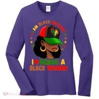 I Am Black History I Love Being A Black Woman  Women's Long Sleeve Shirt thumb 0