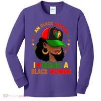 I Am Black History I Love Being A Black Woman  Kids Long Sleeve Shirt thumb 0