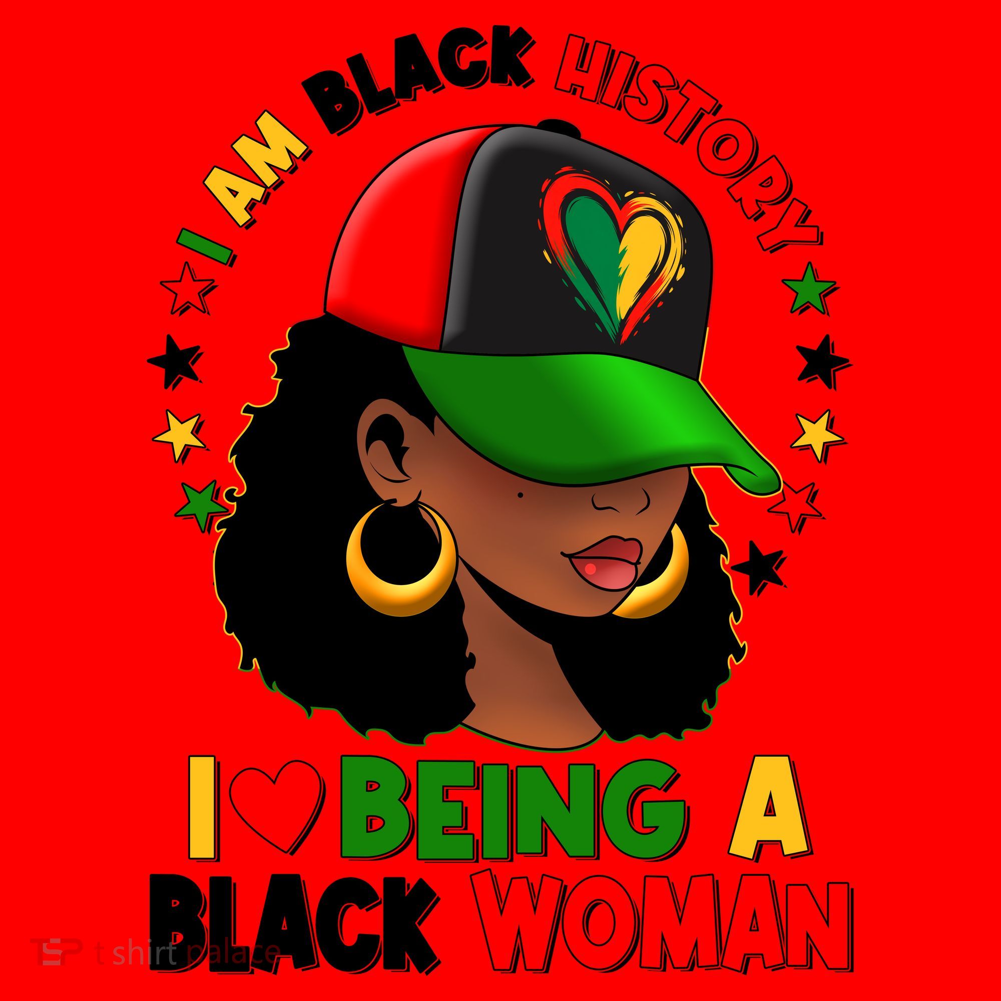 I Am Black History I Love Being A Black Woman  Santa Hat