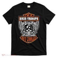 Im A Biker Grandpa Like A Normal Grandpa But Cooler Gifts T-Shirt thumb 0