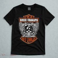 Im A Biker Grandpa Like A Normal Grandpa But Cooler Gifts T-Shirt thumb 5