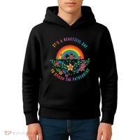 Its A Beautiful Day To Smash The Patriarchy Kids Hoodie thumb 4