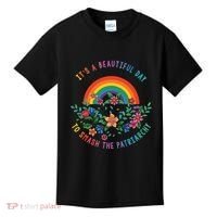 Its A Beautiful Day To Smash The Patriarchy Kids T-Shirt thumb 0