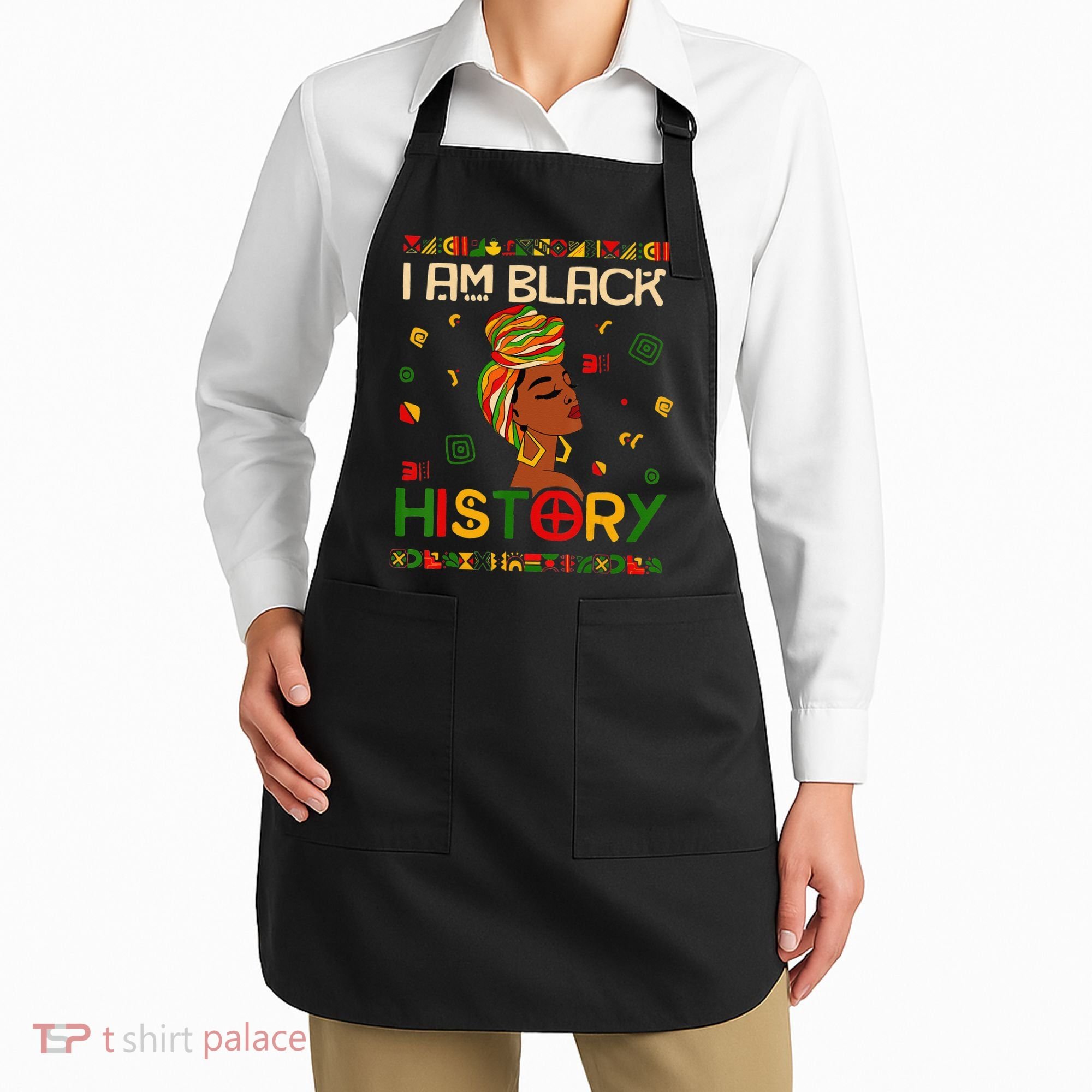 I Am Black History Month African American Apron