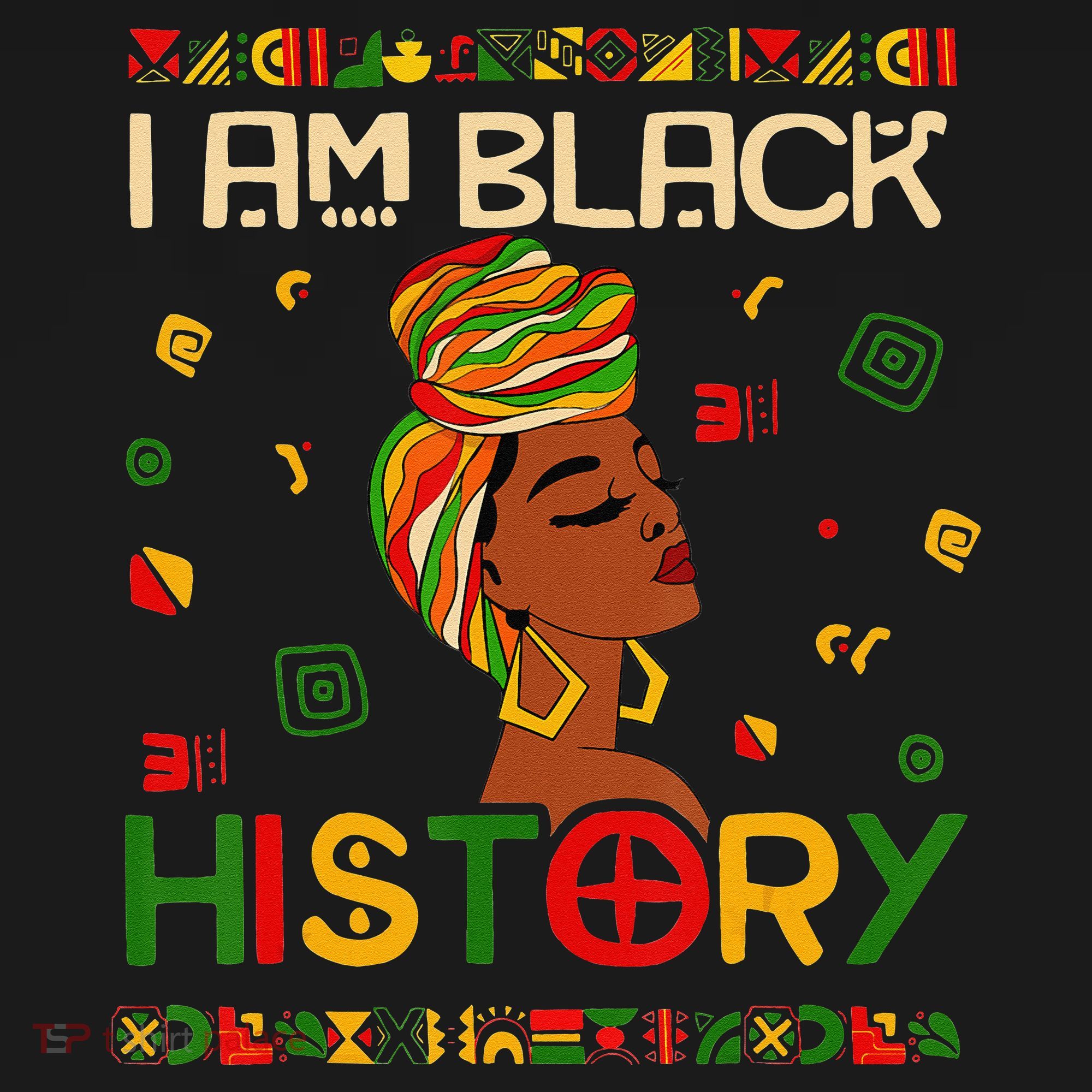 I Am Black History Month African American Women's Hoodie