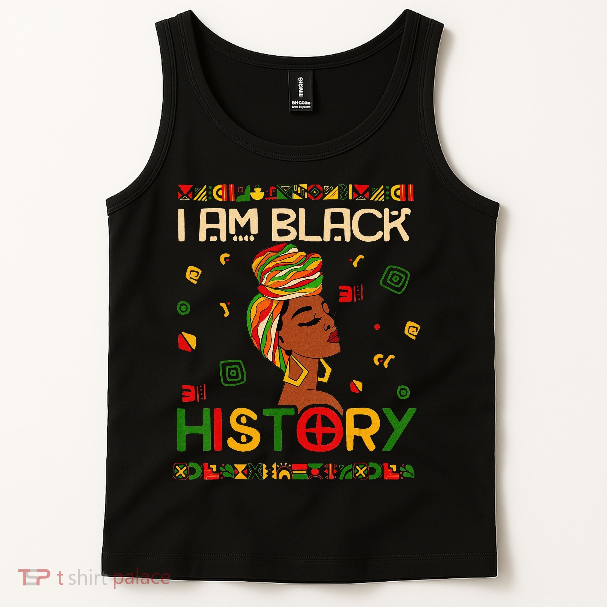 I Am Black History Month African American Tank Top
