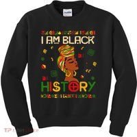I Am Black History Month African American Kids Sweatshirt thumb 0