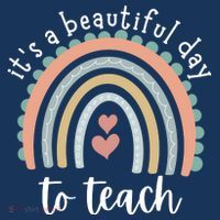 It's A Beautiful Day To Teach Rainbow Teacher Gift Women's Hoodie thumb 2