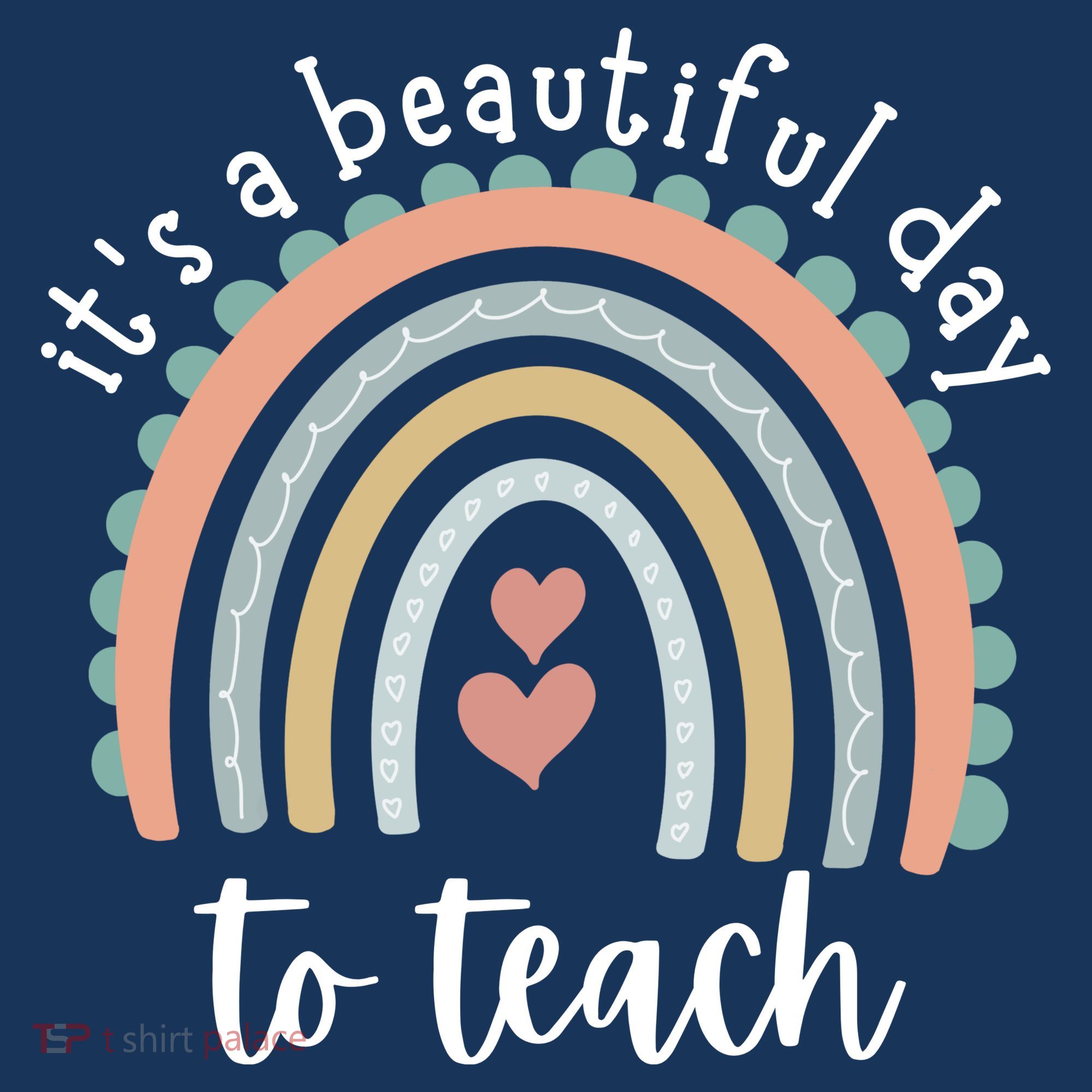 It's A Beautiful Day To Teach Rainbow Teacher Gift Women's Hoodie