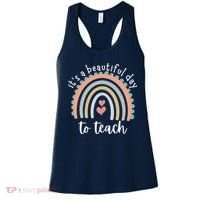 It's A Beautiful Day To Teach Rainbow Teacher Gift Women's Tank Top thumb 0