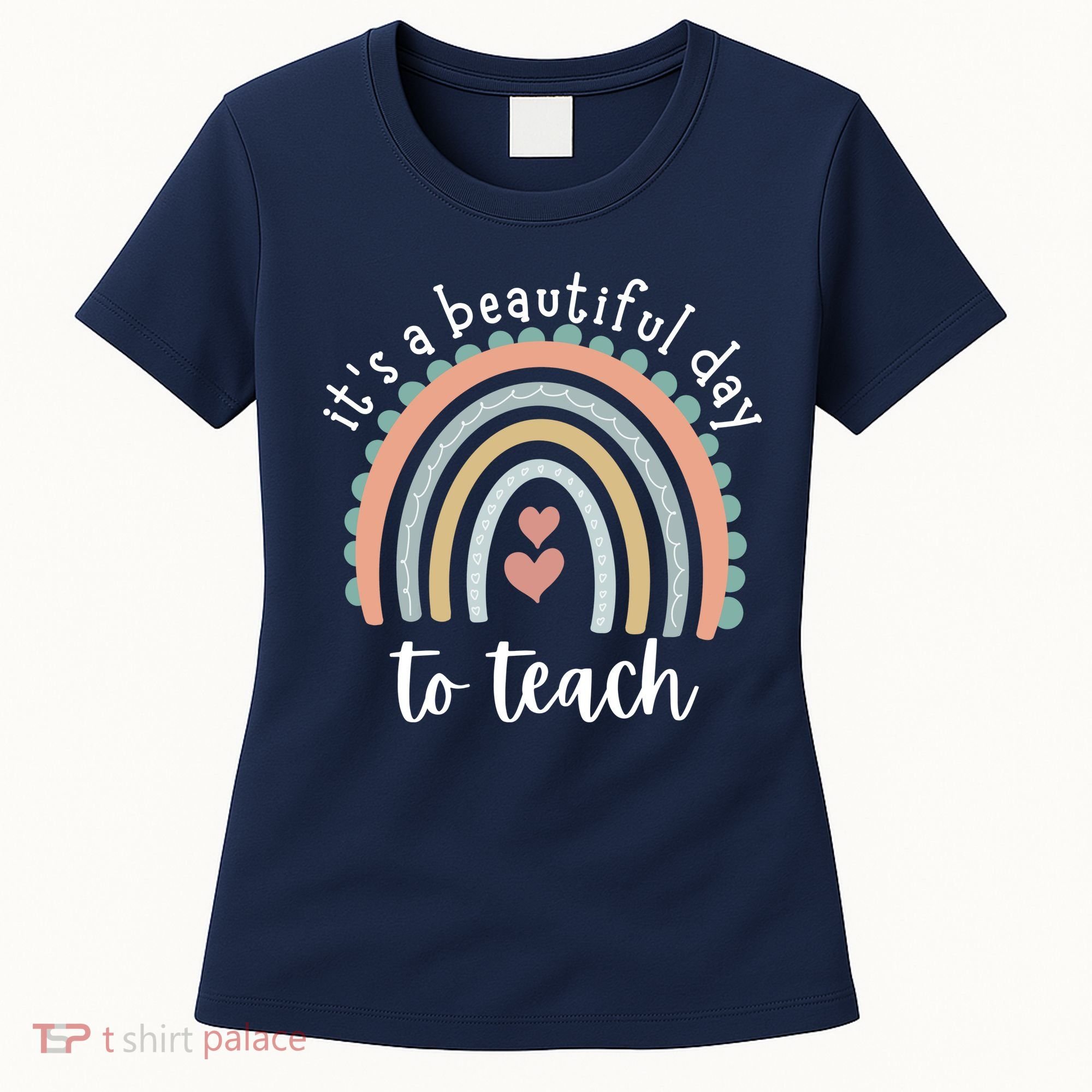 It's A Beautiful Day To Teach Rainbow Teacher Gift Women's T-Shirt
