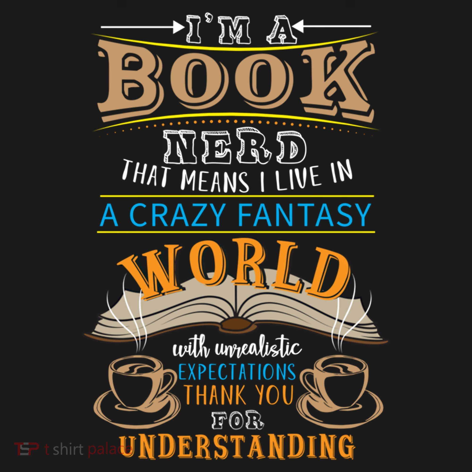 Im A Book Nerd Fantasy World Read Bookworm Gift Backpack