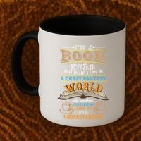 Im A Book Nerd Fantasy World Read Bookworm Gift Coffee Mug thumb 2