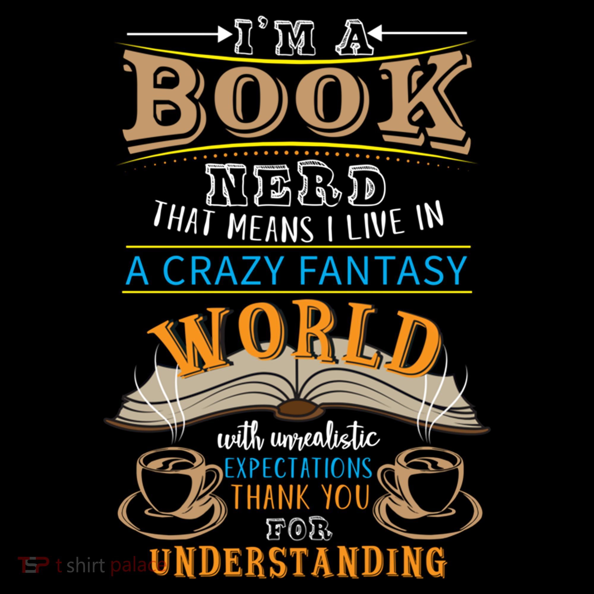 Im A Book Nerd Fantasy World Read Bookworm Gift Women's Hoodie