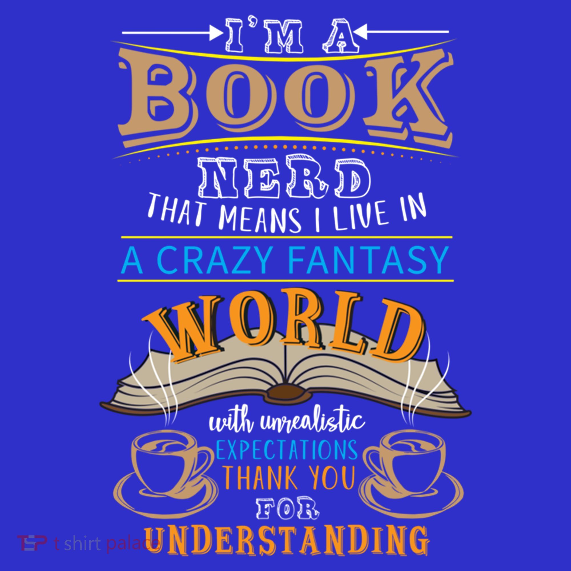 Im A Book Nerd Fantasy World Read Bookworm Gift Sweatshirt