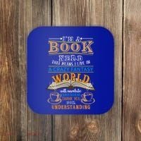 Im A Book Nerd Fantasy World Read Bookworm Gift Coaster thumb 0